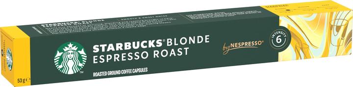 Actual product image Starbucks Blonde Espresso Roast by Nespresso Blonde Roasts (10 x Port.)