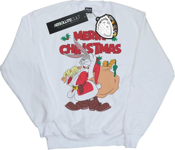 Immagine prodotto Looney Tunes Santa Bugs Bunny Felpa Uomo (L)