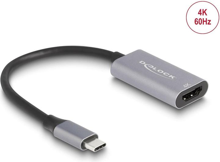 Produktbild Delock Adapter USB Type-C Stecker zu HDMI Buchse (DP Alt Mod (USB Typ-C, 16 cm)