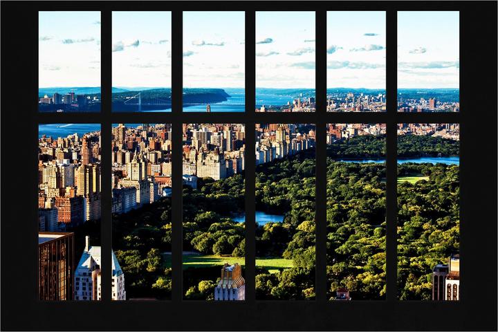 Produktbild Bilderwelten Fensterblick New York Central Park (384 x 255 cm)