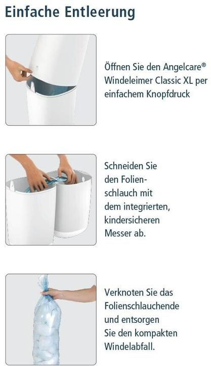 Immagine prodotto Angelcare Secchio per pannolini Classic XL (1 x)