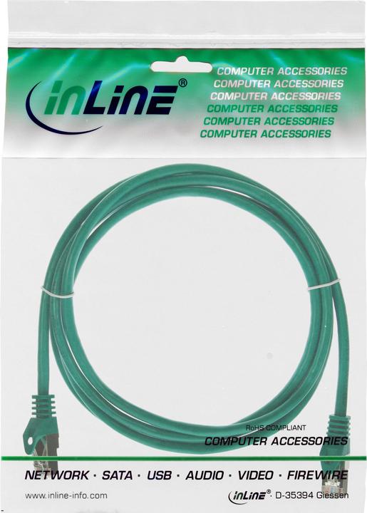 Actual product image InLine Patch cable (F/UTP, CAT5e, 0.50 m)