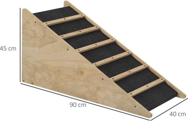 Immagine prodotto Swisshandel24 Rampa per cani Rampa per animali domestici, rampa per scarponi, ausilio antiscivolo per cani di (Cane)