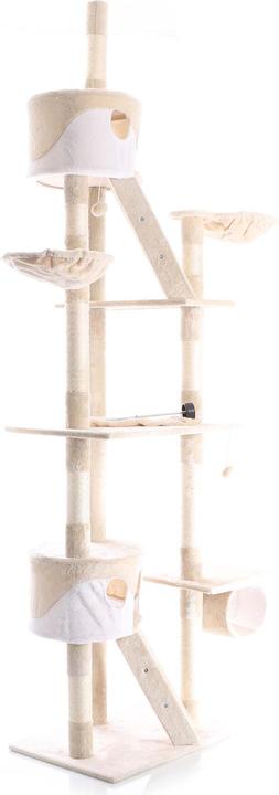 Produktbild Wiltec Katzenkratzbaum (260 cm, beige/weiss)