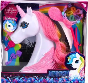 Immagine prodotto Moonlight Testa di unicorno da parrucchiere