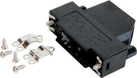 Actual product image Conec 15 pole D-sub connector hood EMC (Extender)