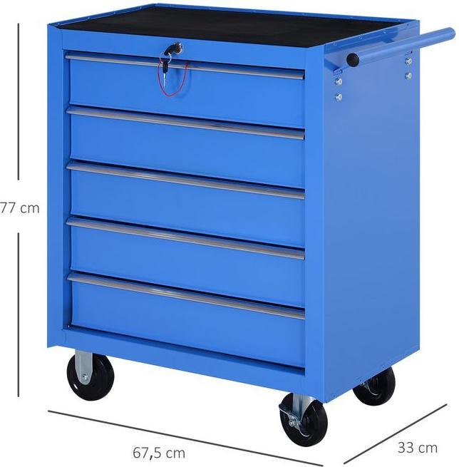 Immagine prodotto Swisshandel24 Carrello da officina mobile Carrello porta attrezzi Carrello porta attrezzi Cassetta porta attrezzi (1 x)
