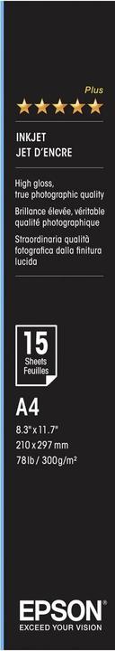 Produktbild Epson Ultra Foto Glanzpapier, 15 Blatt (300 g/m², A4, 15 x)