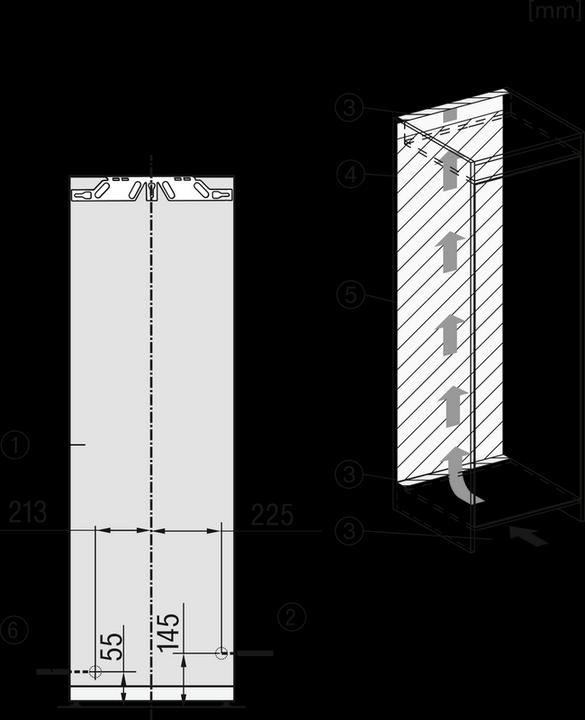 Produktbild Miele Gefriergeräte FNS 7794 D L (Einbau, 213 l)