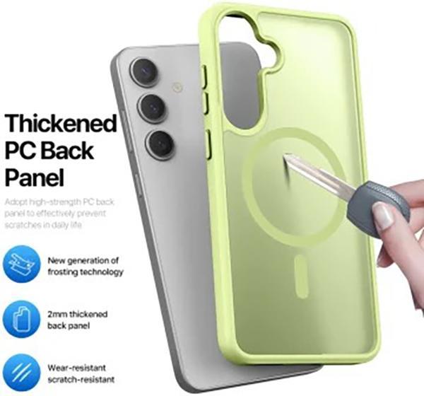 Image du produit Samsung Galaxy S25 Plus - Ducis Yind Series mit Magsafe in Limettengrün (Samsung Galaxy S25+)