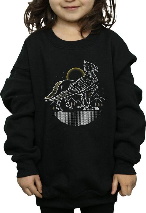 Immagine prodotto Buckbeak Line Art Felpa Ragazze (140, 146)