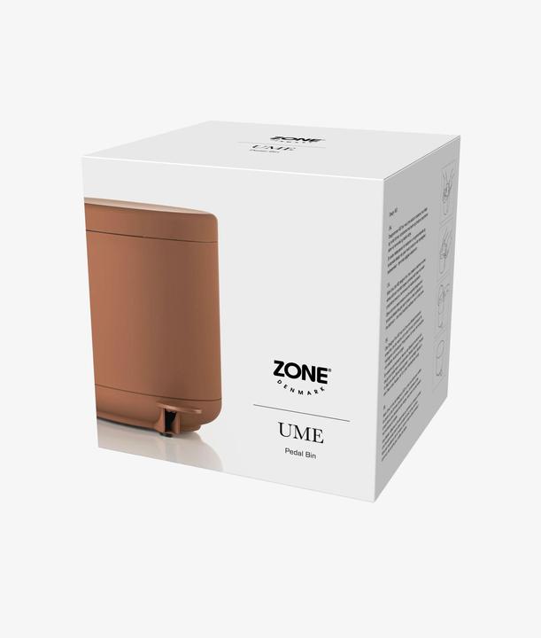 Image du produit Zone Denmark Poubelle à pédale Ume 4 l, terre cuite (4 l)