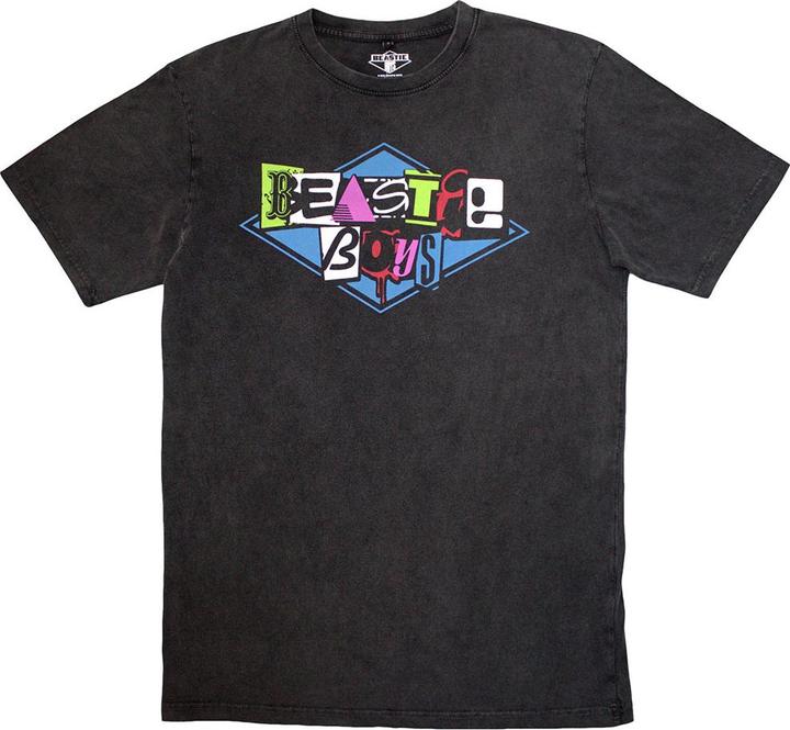 The  Beastie Boys Multicolour Logo Stone Wash