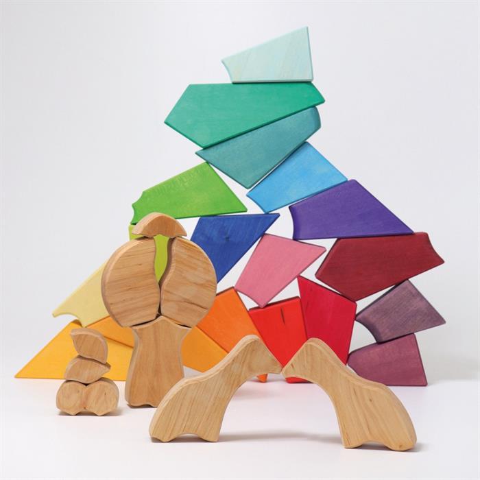 Produktbild Grimm's Bauspiel Regenbogenlöwe