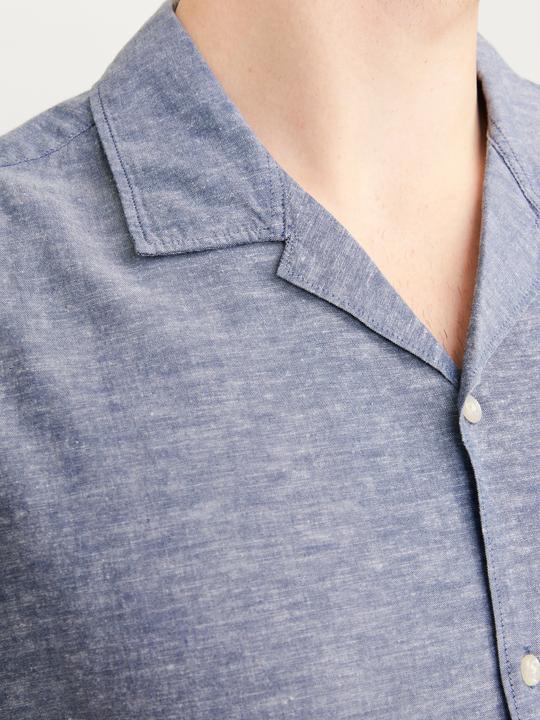 Produktbild Jack & Jones Jjlinen Blend Resort Shirt Ss Pls (5XL)