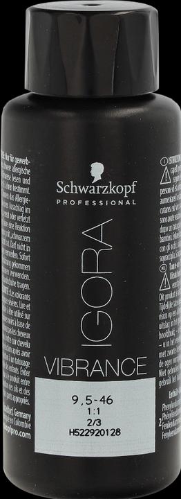 Actual product image Schwarzkopf Professional IGORA Vibrance Hair Tint NEW (9.5-46 Beige Chocolate Toner)
