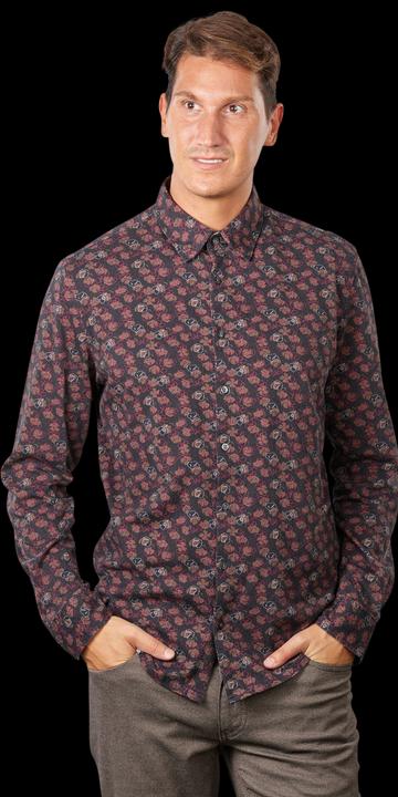 Immagine prodotto Cinque Long Sleeve Cispace L Shirt Flower Print Dark Brown (L)