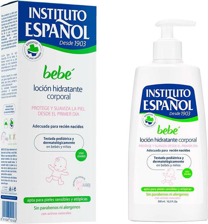 Produktbild Instituto Español Bebé Moisturizing Body Lotion Newborn 300 mll (Körperlotion, 300 ml)