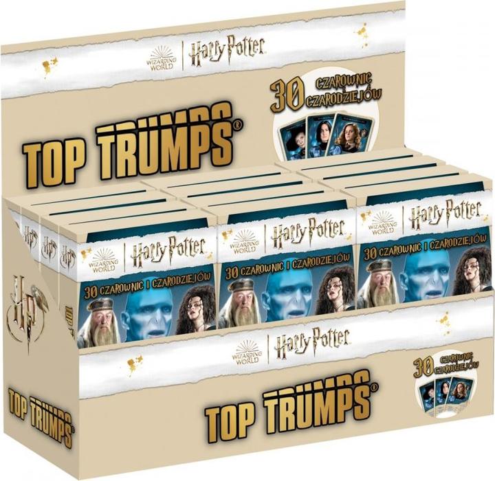 Immagine prodotto Winning Moves Gioco di carte Top Trumps Harry Potter 30 Streghe e Maghi (Polacco)