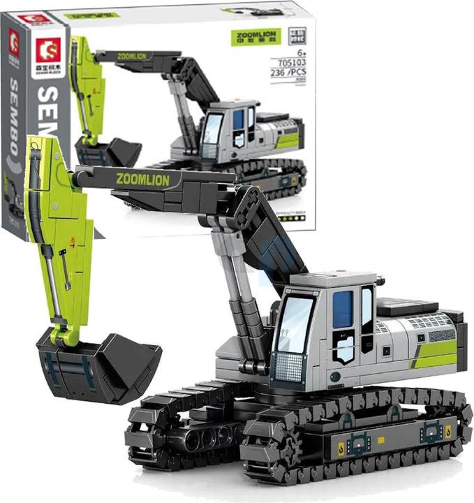 Produktbild Sembo 705103 - Rauppen-Bagger Zoomlion (236 Teile)