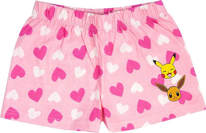 Produktbild Pokémon Besties Schlafanzug mit Shorts Mädchen (3erPack)Rüschen (140)