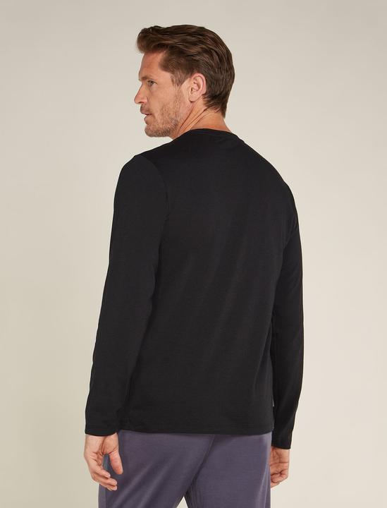 Produktbild Icebreaker Men Merino Blend Central Classic LS Tee Haute Route (M)