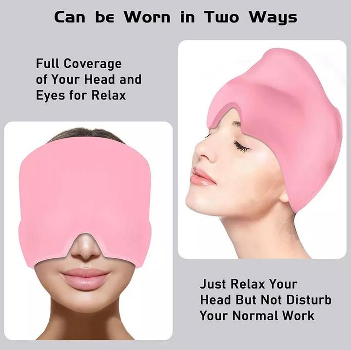 Immagine prodotto PhoneLook Masque / bonnet universel anti-migraine thérapie froid et chaud pour adulte (1 x)