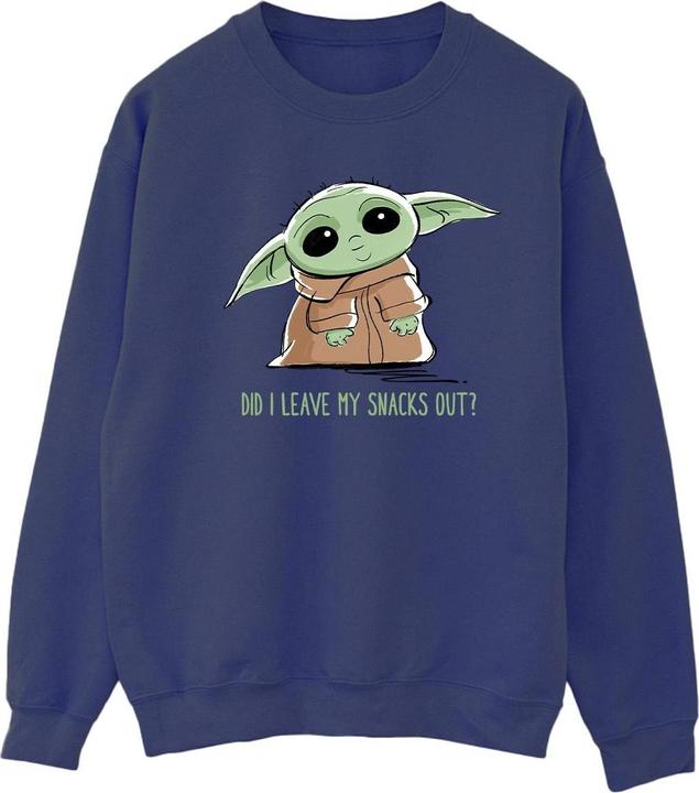 Immagine prodotto Star Wars The Mandalorian Grogu Snacks Meme Felpa Donna (S)