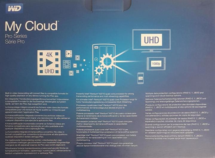 Immagine prodotto WD My Cloud Pro PR2100 (2 x 8 TB, WD Red)