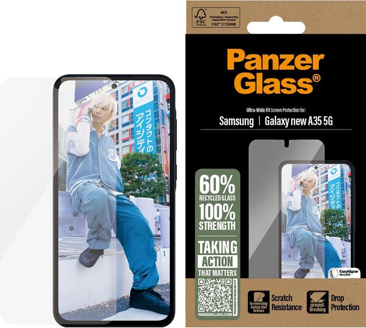 Produktbild PanzerGlass Screen Protector (1 Stück, Samsung Galaxy A36)
