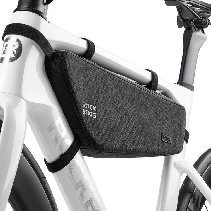 Image du produit Rockbros Bike Bag for Frame Under Top Tube 2.9l - Black (2.90 l, Sacoche de cadre)