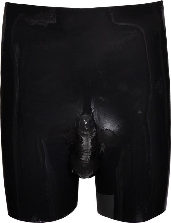 Actual product image LateX Toys Pants with penis sheath and anal condom (XL)