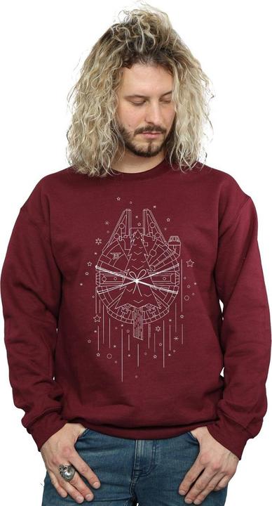 Produktbild Star Wars Millennium Falcon Christmas Tree Delivery Sweatshirt (XL)