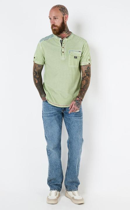 Actual product image Joe Browns Pique Aztec Trim Henley (M)