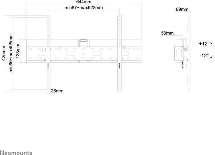 Nutritional values and ingredients Neomounts Monitor Wall Mount Flat Screen Wall Mount And Mediabox Bracket (Wall, 75", 35 kg)