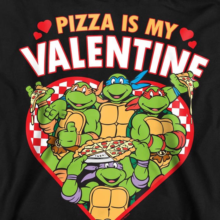 Immagine prodotto Teenage Mutant NT Pizza Is My Valentine Felpa Adulto Unisex (XXL)