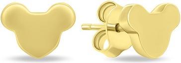 Image du produit Brilio Silver - Minimaliste plaqué or Mickey Mouse EA917Y earrings