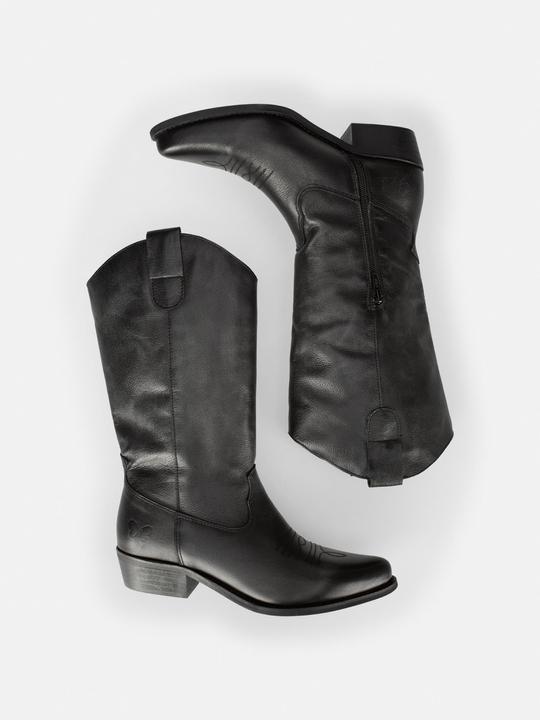 Produktbild Felmini Der breite Cowboy-Stiefel Gerbera W040 von aus Leder ist eine auffällige und bequeme Wahl fü (40)