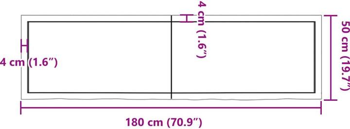 Image du produit VidaXL Gianna (180 x 50 x 6 cm)