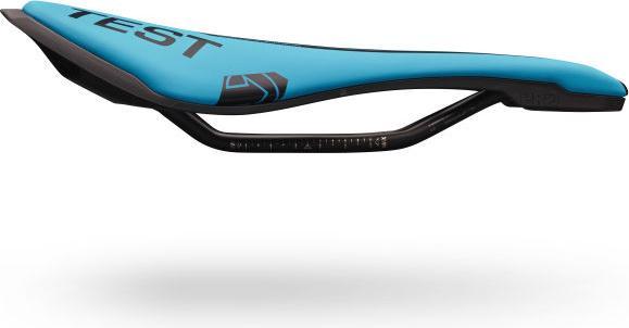 Actual product image PRO Stealth Performance test saddle, blue, stainless steel frame, 142mm