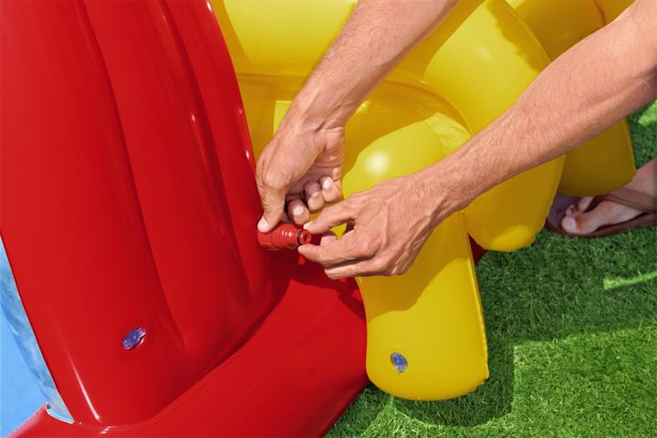 Actual product image Bestway Marvel's Avengers Assemble Kids Inflatable Water Play Center