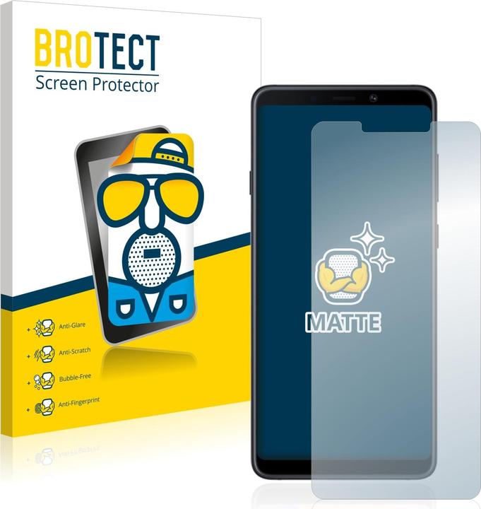 Productafbeelding BROTECT Antireflecterende schermbeschermer mat (2 Stuk, Samsung Galaxy A9 (2018))