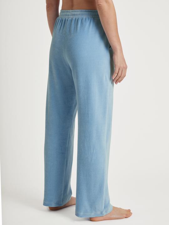 Image du produit Calida Pantalon Loungewear "Lounge Velours" bleu clair (38)