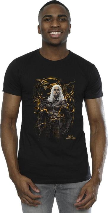 Produktbild Netflix The Witcher Smoking Wolf TShirt (L)