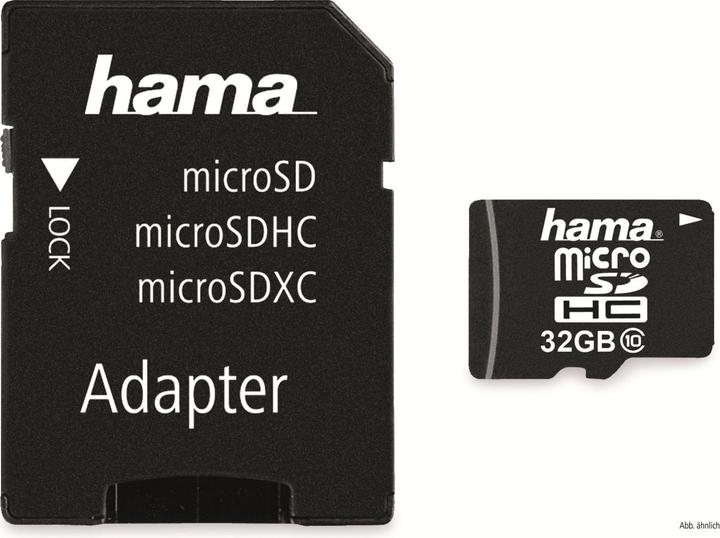 Productafbeelding Hama 108089 (32 GB, microSDHC, U1, UHS-I)