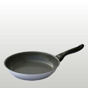 Image du produit Kelomat rond sans couvercle (28 cm, Poêle à frire, Acier inoxydable)