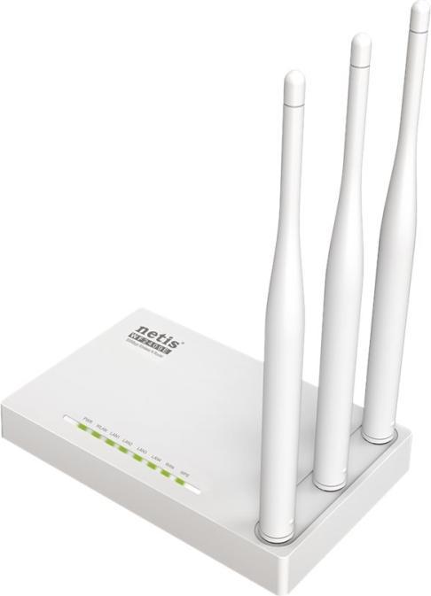 Netis System WF2409E, Wi-Fi 4 (802.11n), Ethernet LAN, 4G, White