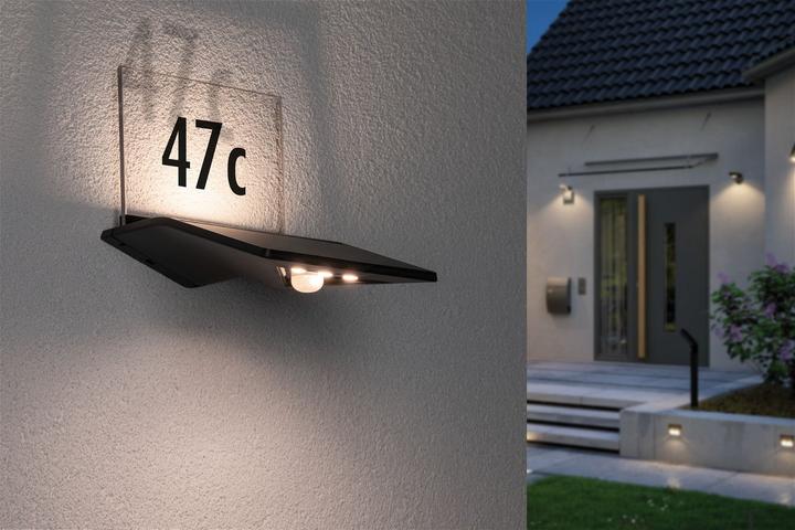 Produktbild Paulmann Solar Hausnummernleuchte (145 lm, IP44)