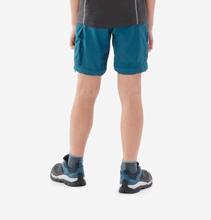 Immagine prodotto Quechua Zip-Off-Hose Kinder Gr. 123–172 Wandern - MH500 blau (140)