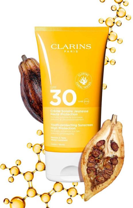 Produktbild Clarins Solaires Crême pour le Corps Sun Protection Factor 30 (re) (Sonnencreme, SPF 30, 150 ml)